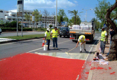 雨山塑膠跑道施工