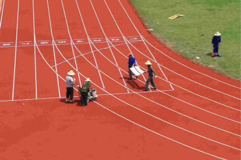 樂(lè)平塑膠跑道施工