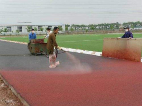 永定塑膠跑道施工