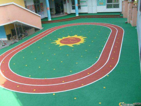 亭湖區幼兒園塑膠跑道