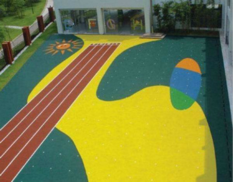 江寧區幼兒園塑膠跑道